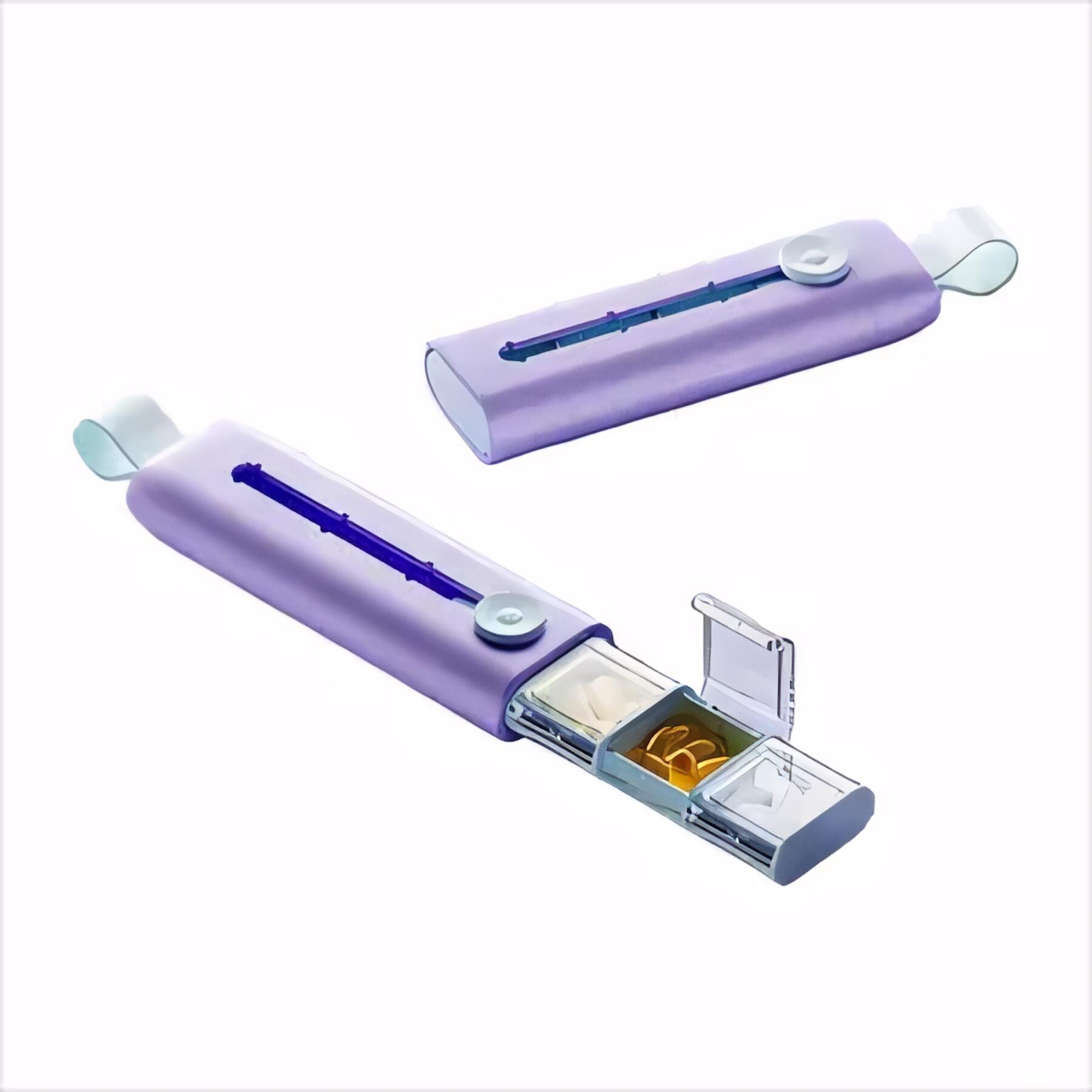 Slide Out Pill Box 3 Compartments