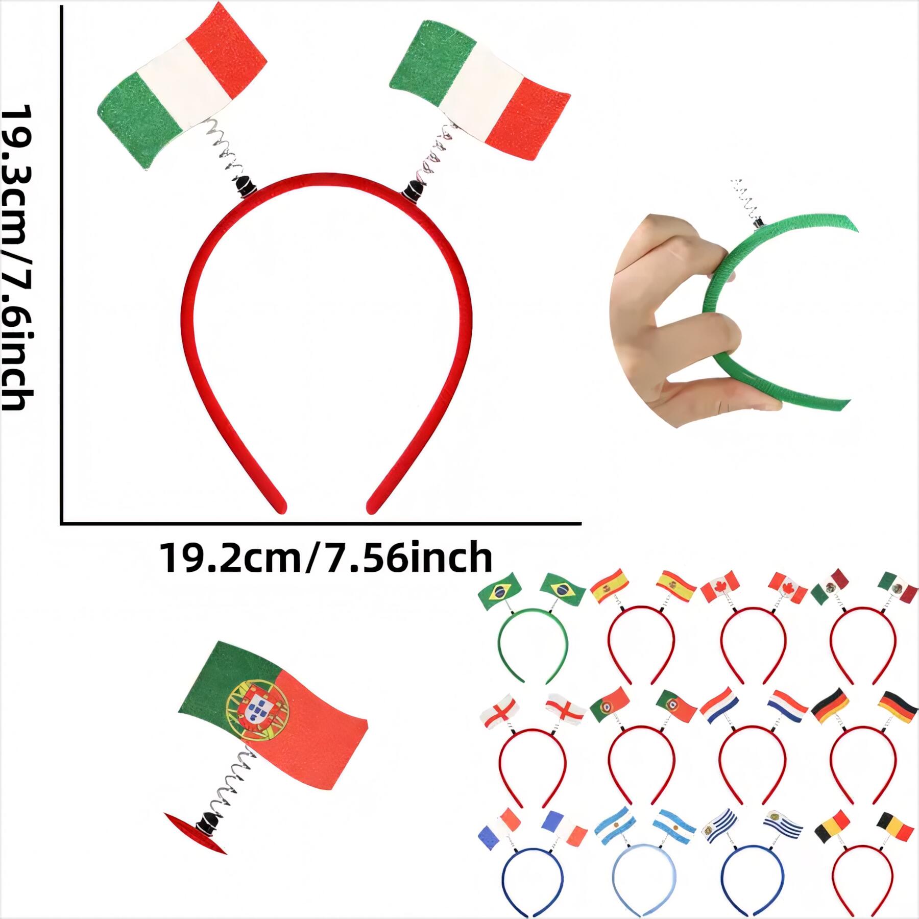 World Cup Flag Headband Hairband