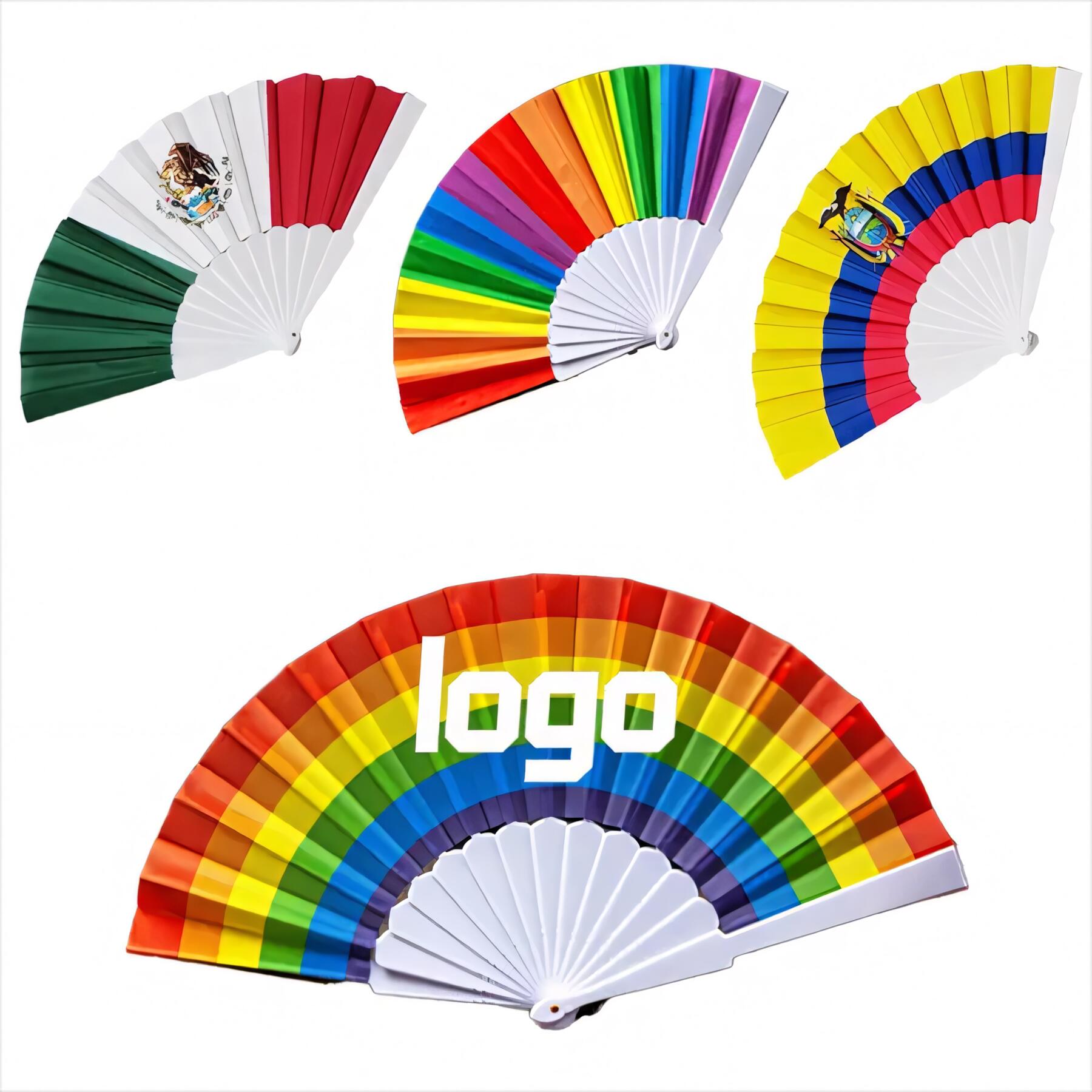 Lightweight Folding Fabric Hand Fan