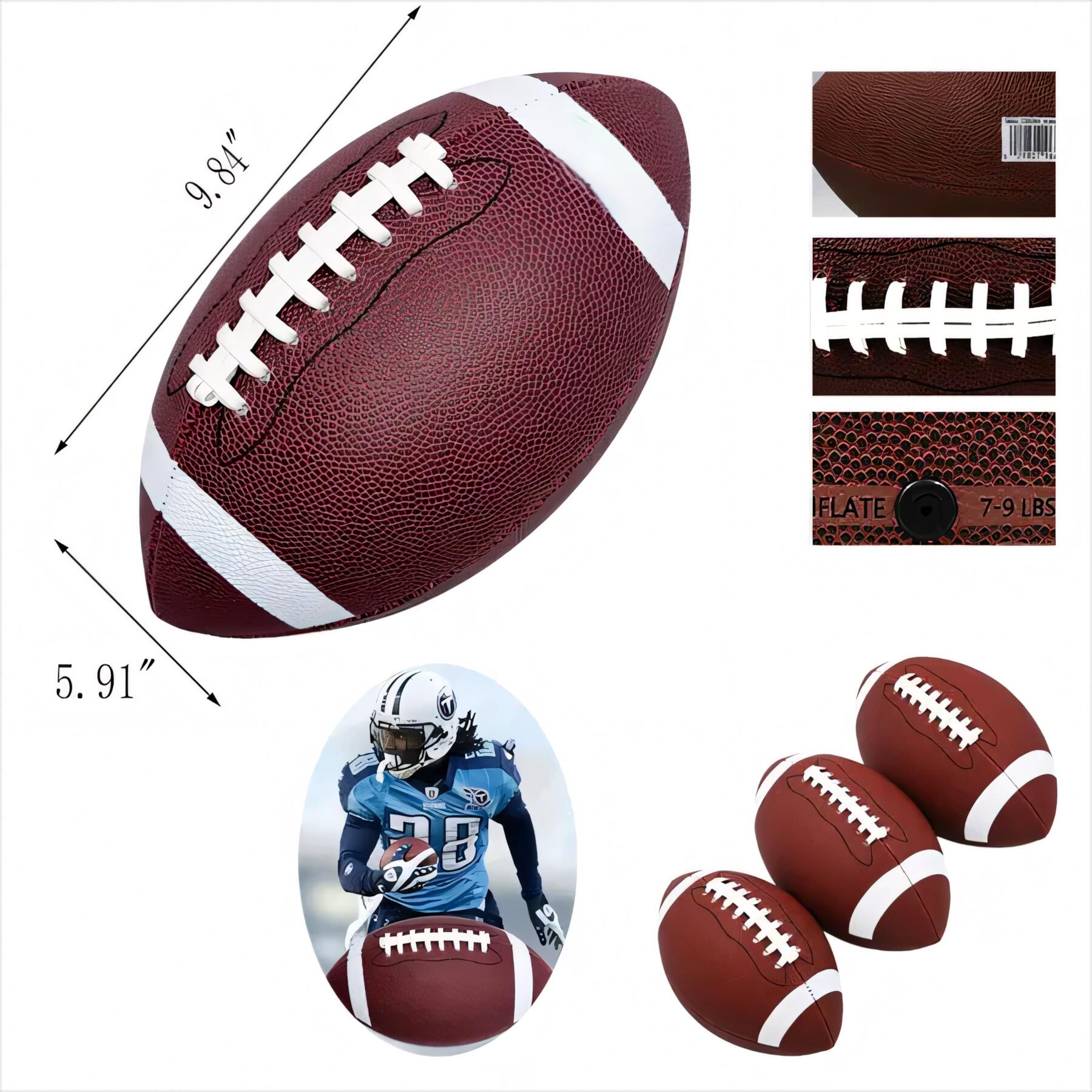 Size 6 PU Rugby Ball