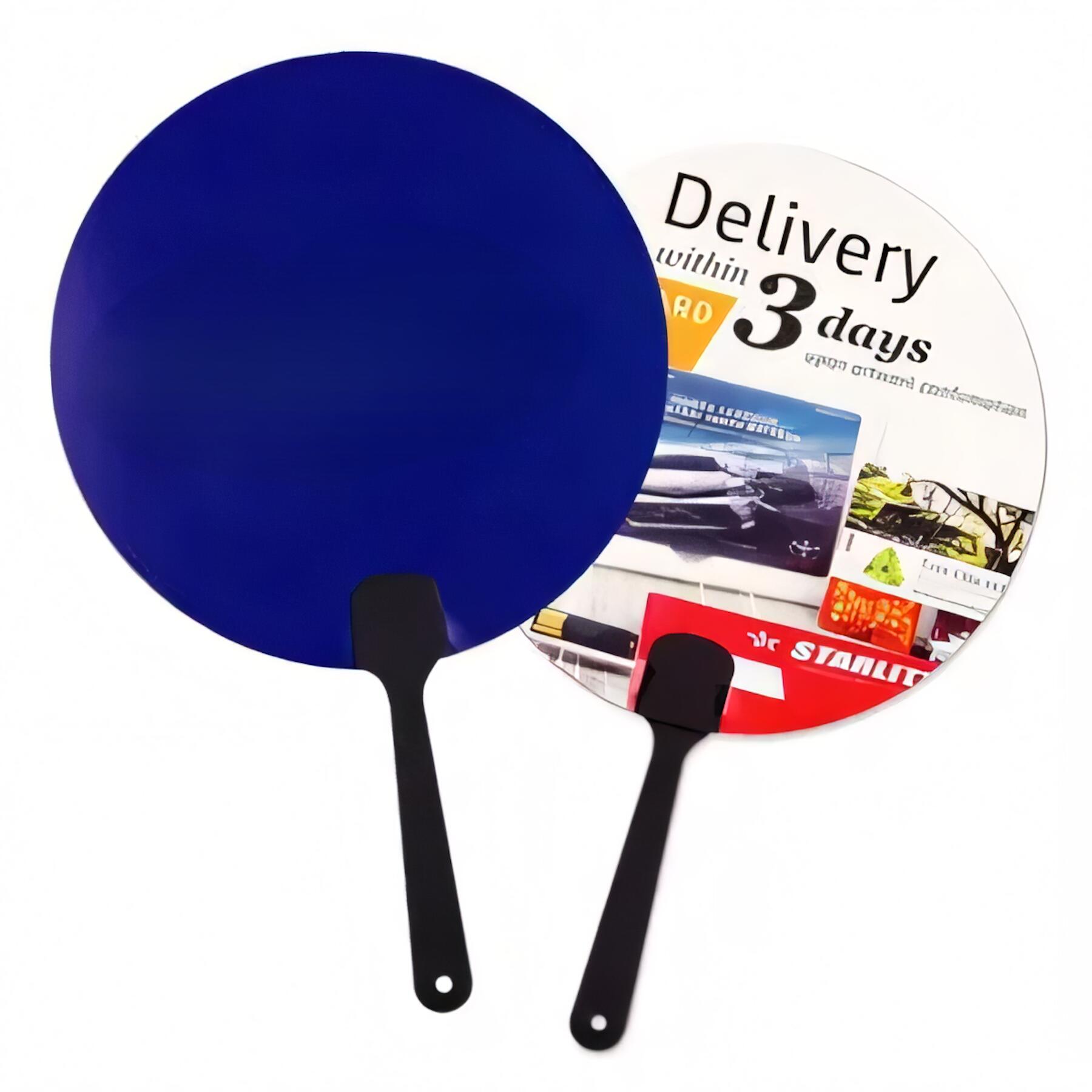 Plastic Advertising Hand Fan Promotional