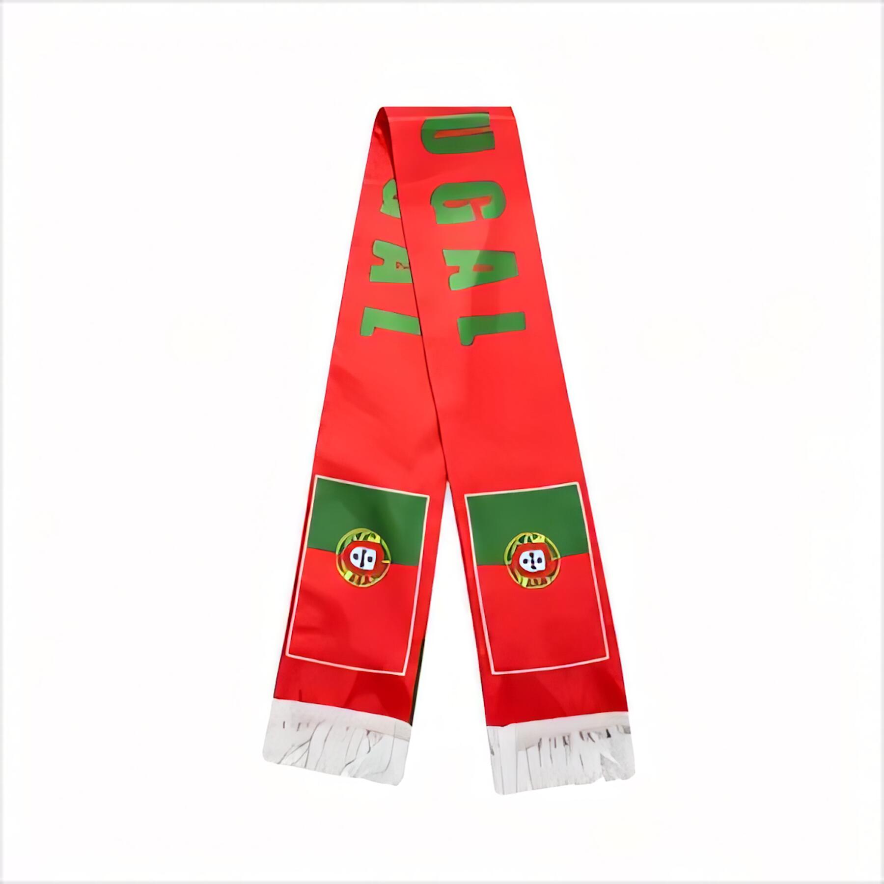 Full Color Fringed Soccer Scarf