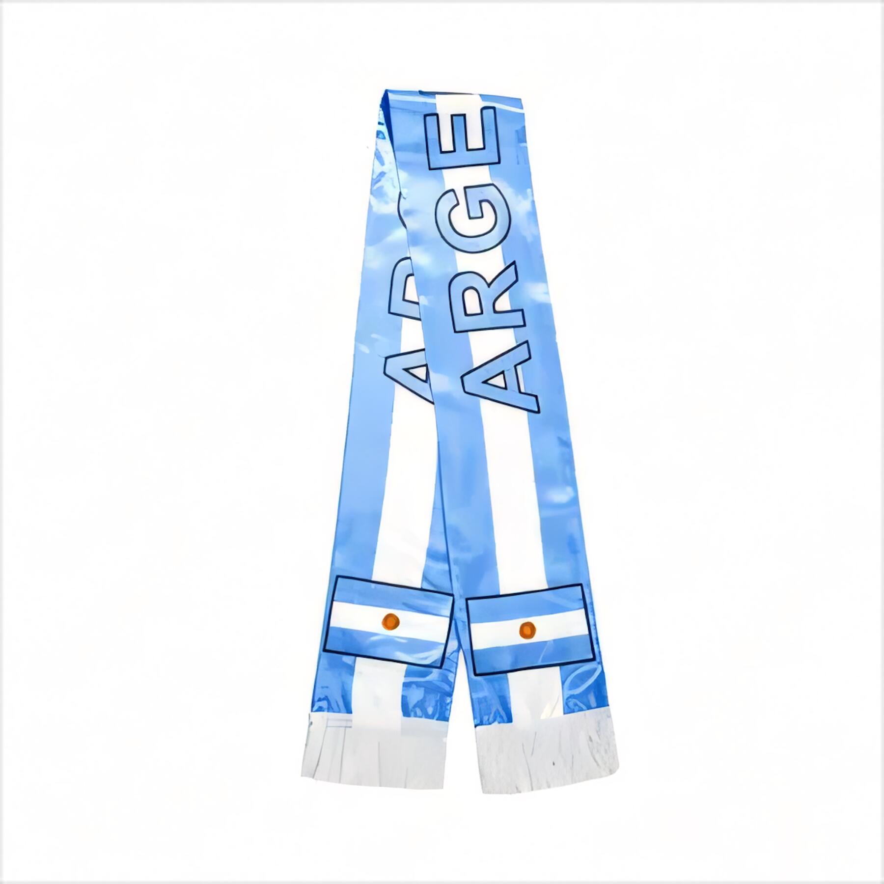 Full Color Fringed Soccer Scarf
