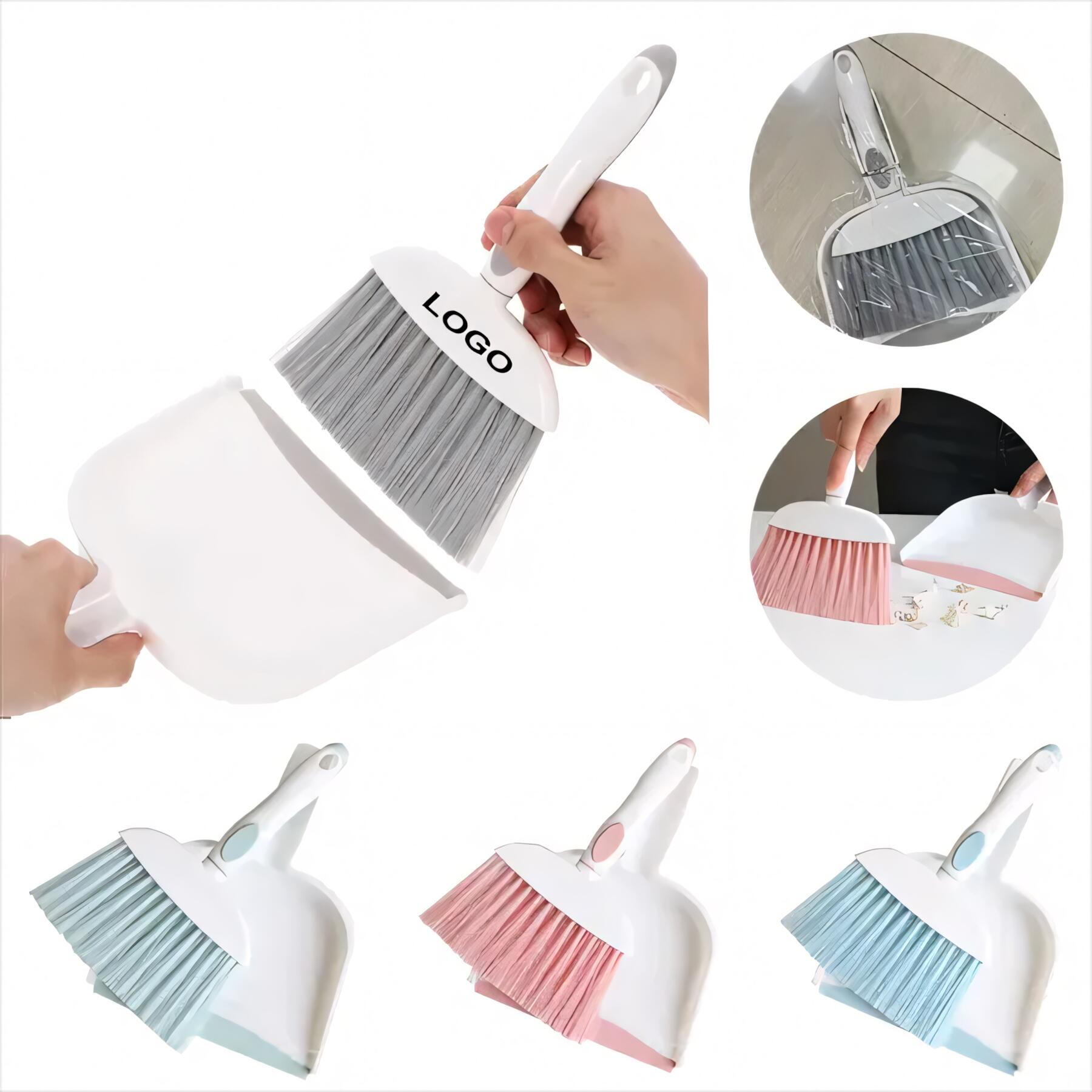 Mini Desktop Dustpan Brush Set
