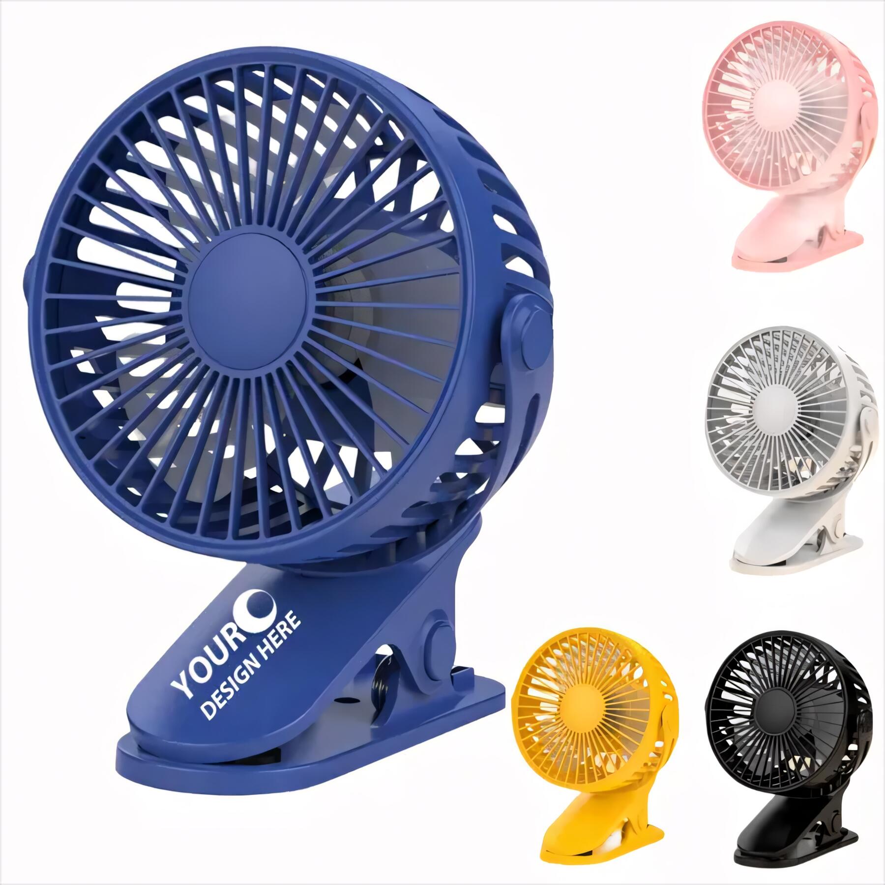 Portable USB Rechargeable Clip Fan