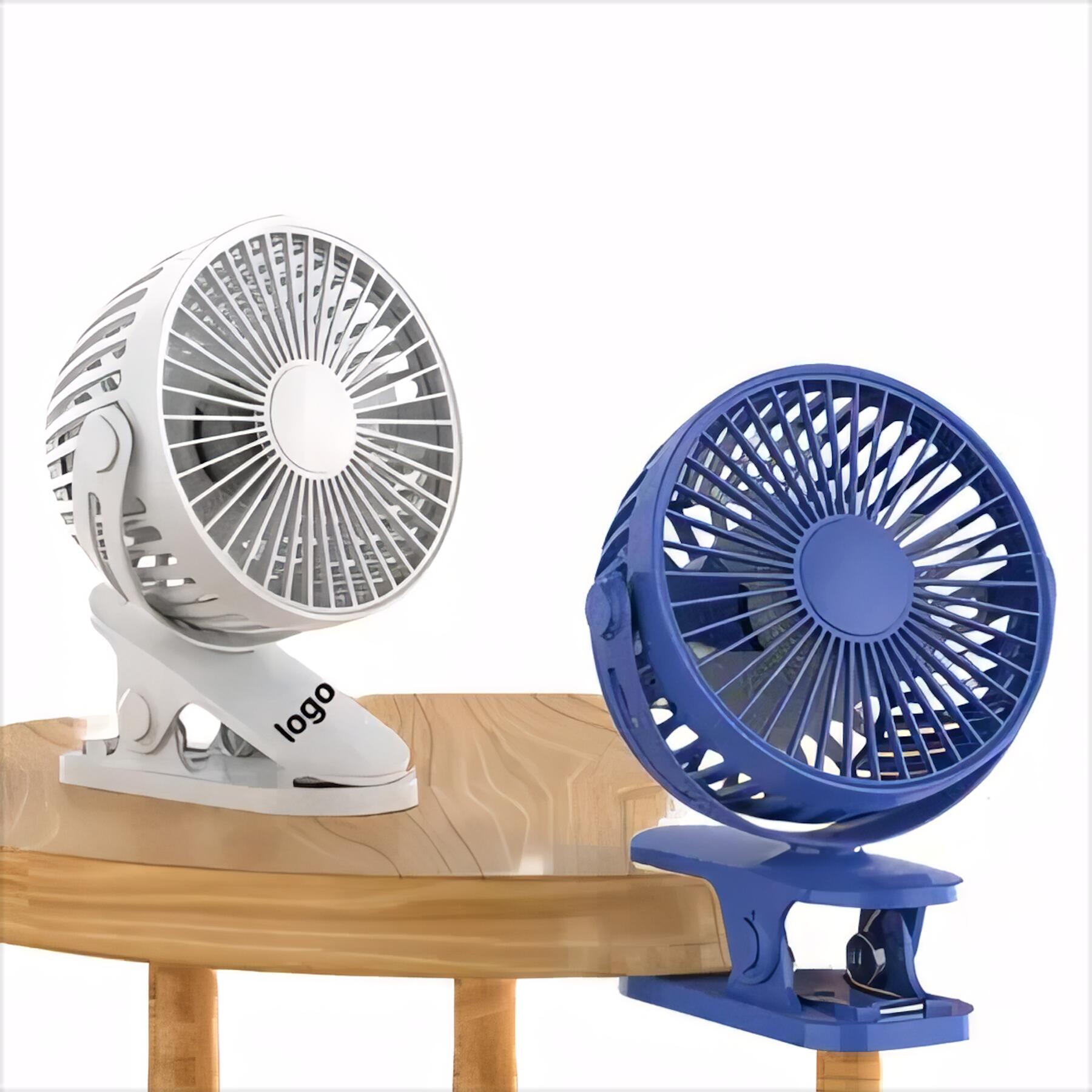 Portable USB Rechargeable Clip Fan