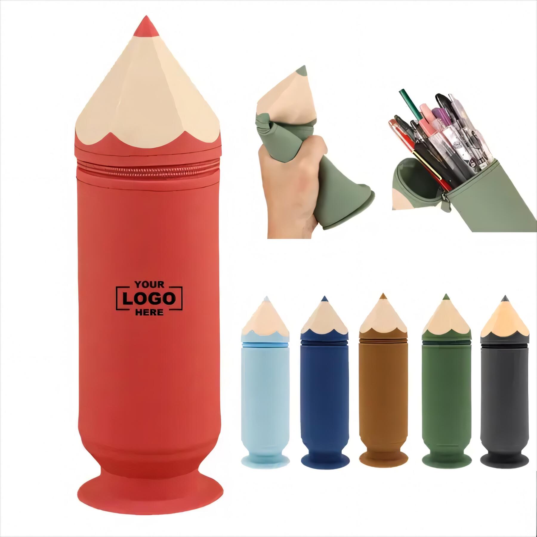 Stand Up Silicone Pen Case
