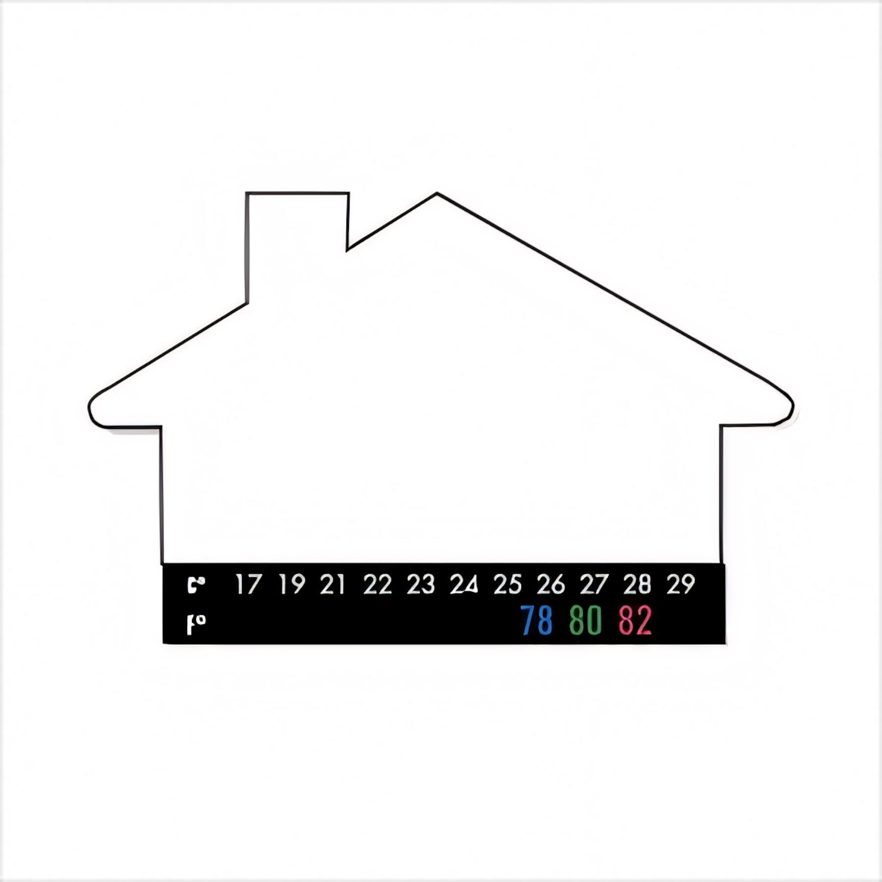 House Shaped Magnet Thermometer Promo