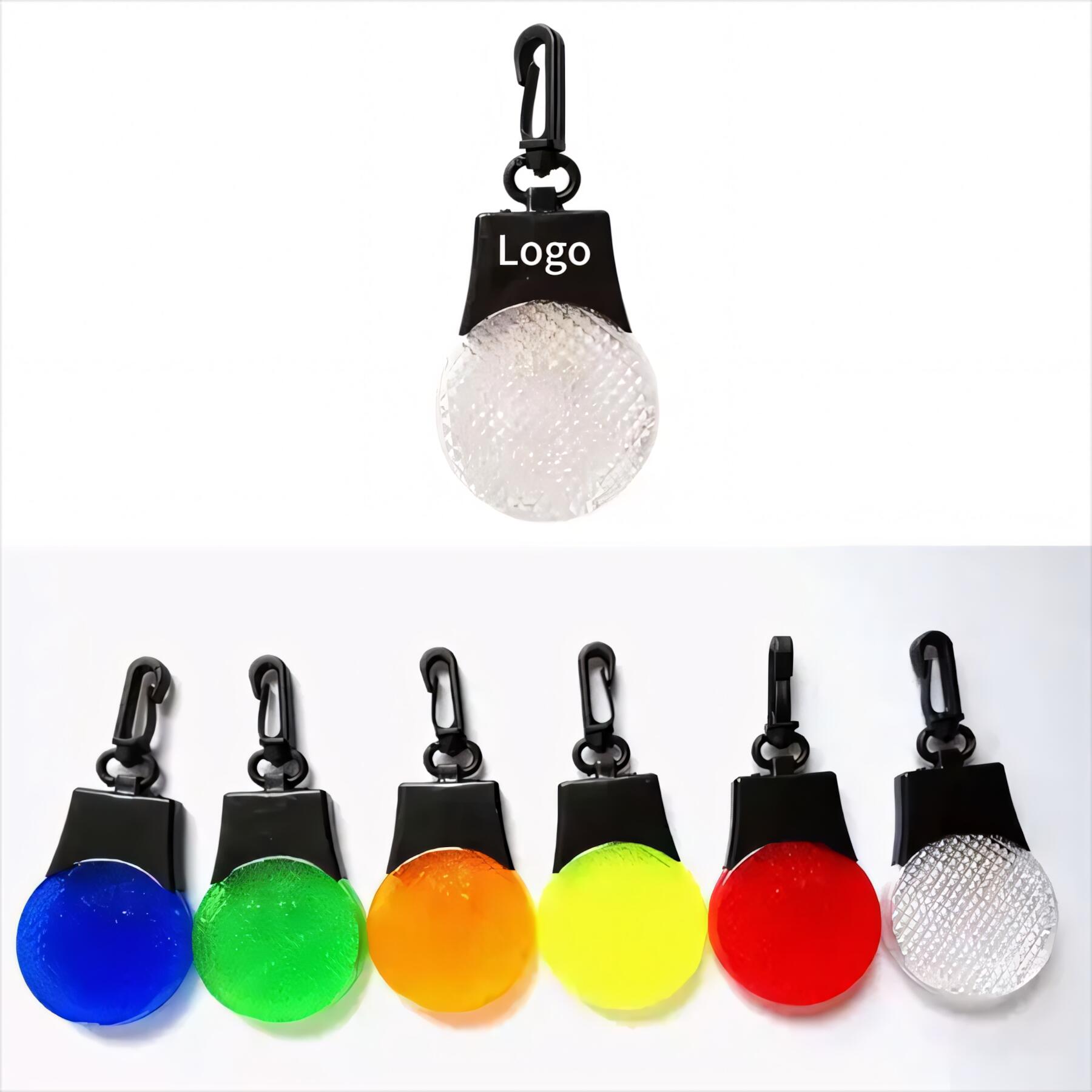 LED Safety Reflector Keychain for Cycling
