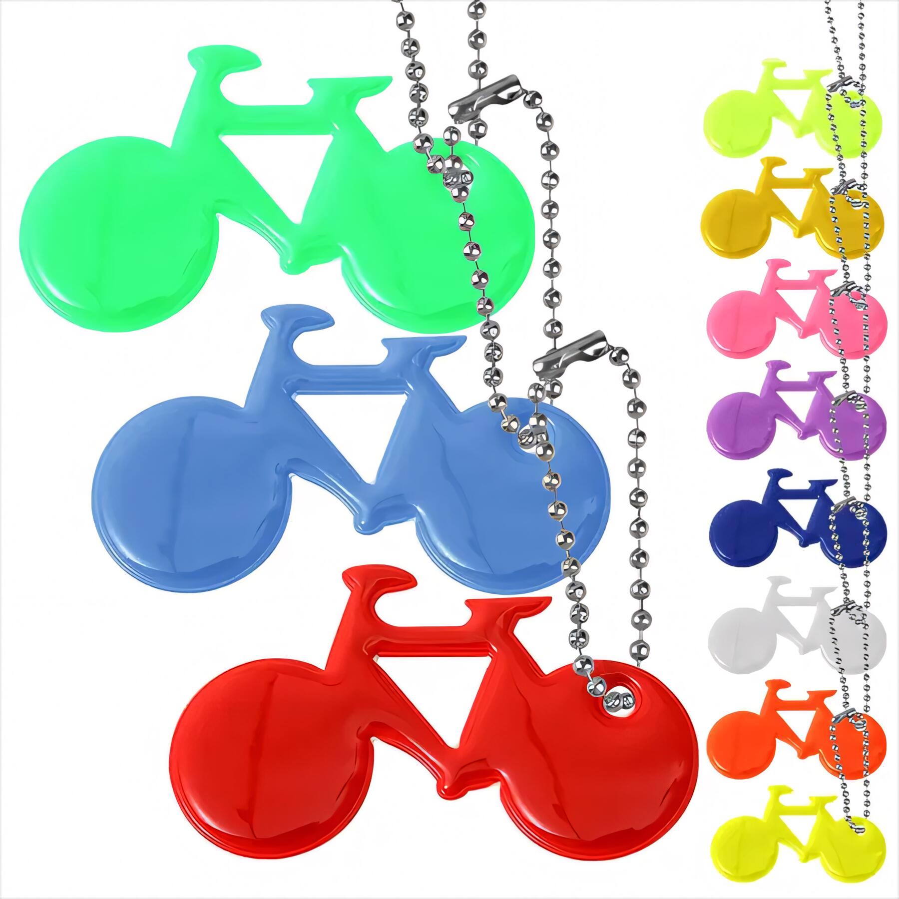 Bicycle Reflective Keychain Safety Pull