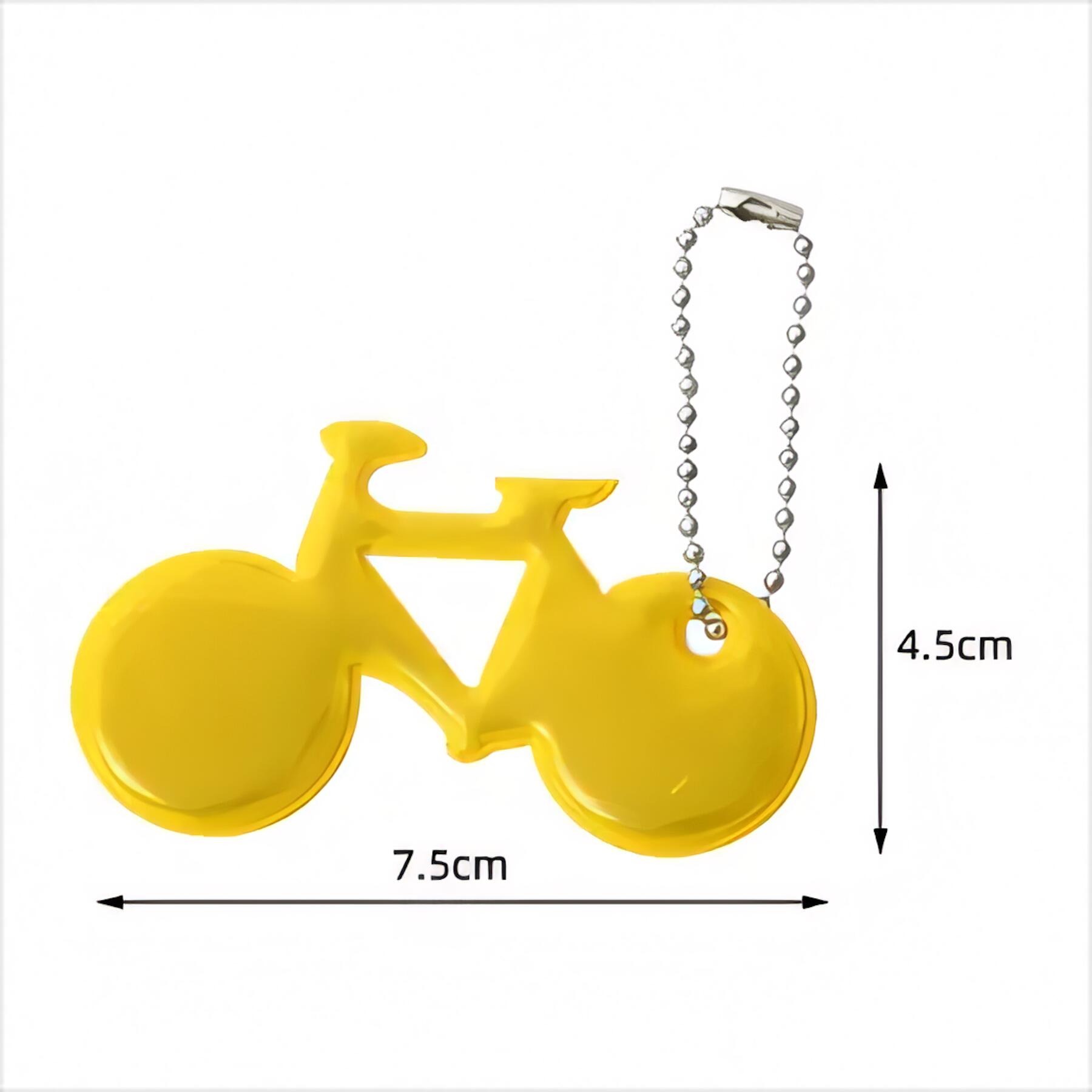 Bicycle Reflective Keychain Safety Pull