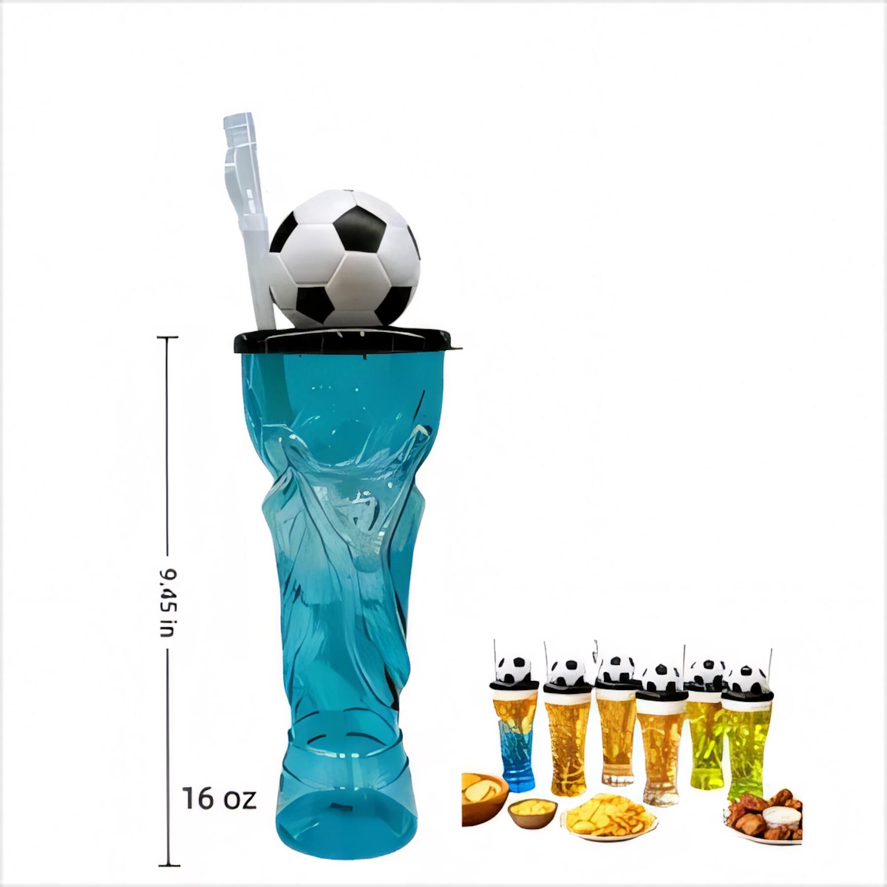 16oz Soccer Beer Cup
