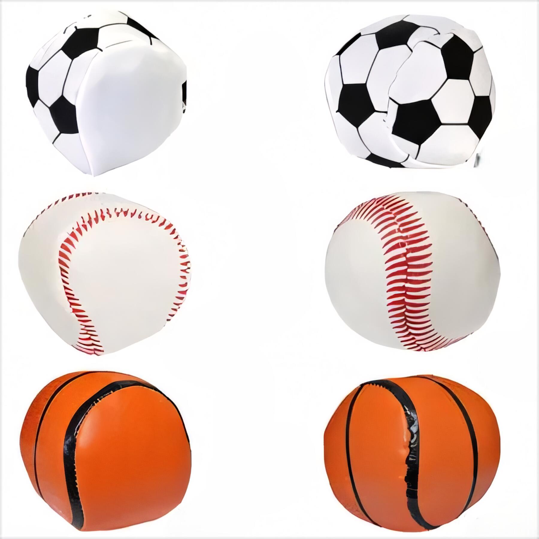 Squeezable Sports Stress Balls