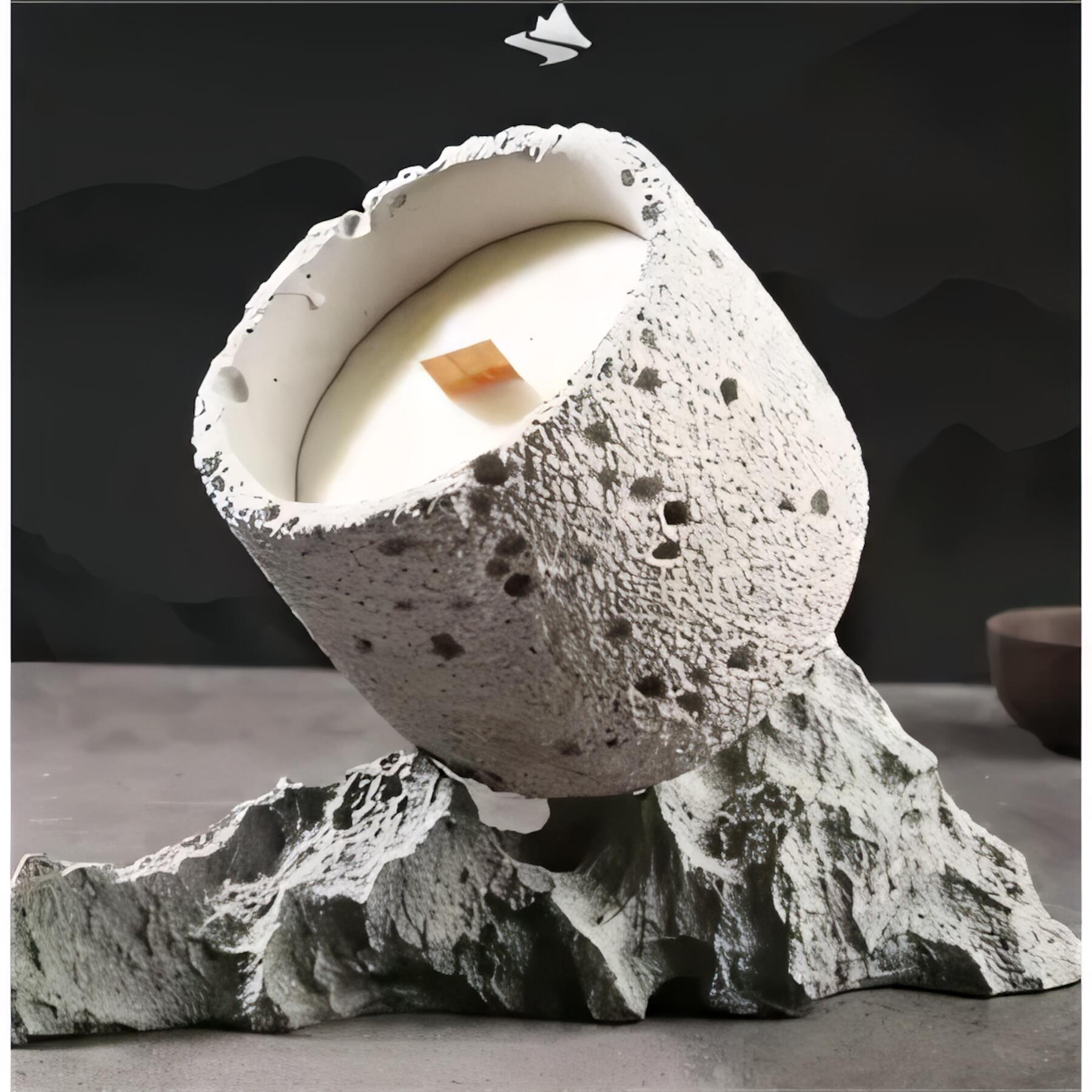 Concrete Jar Soy Candle Aromatherapy