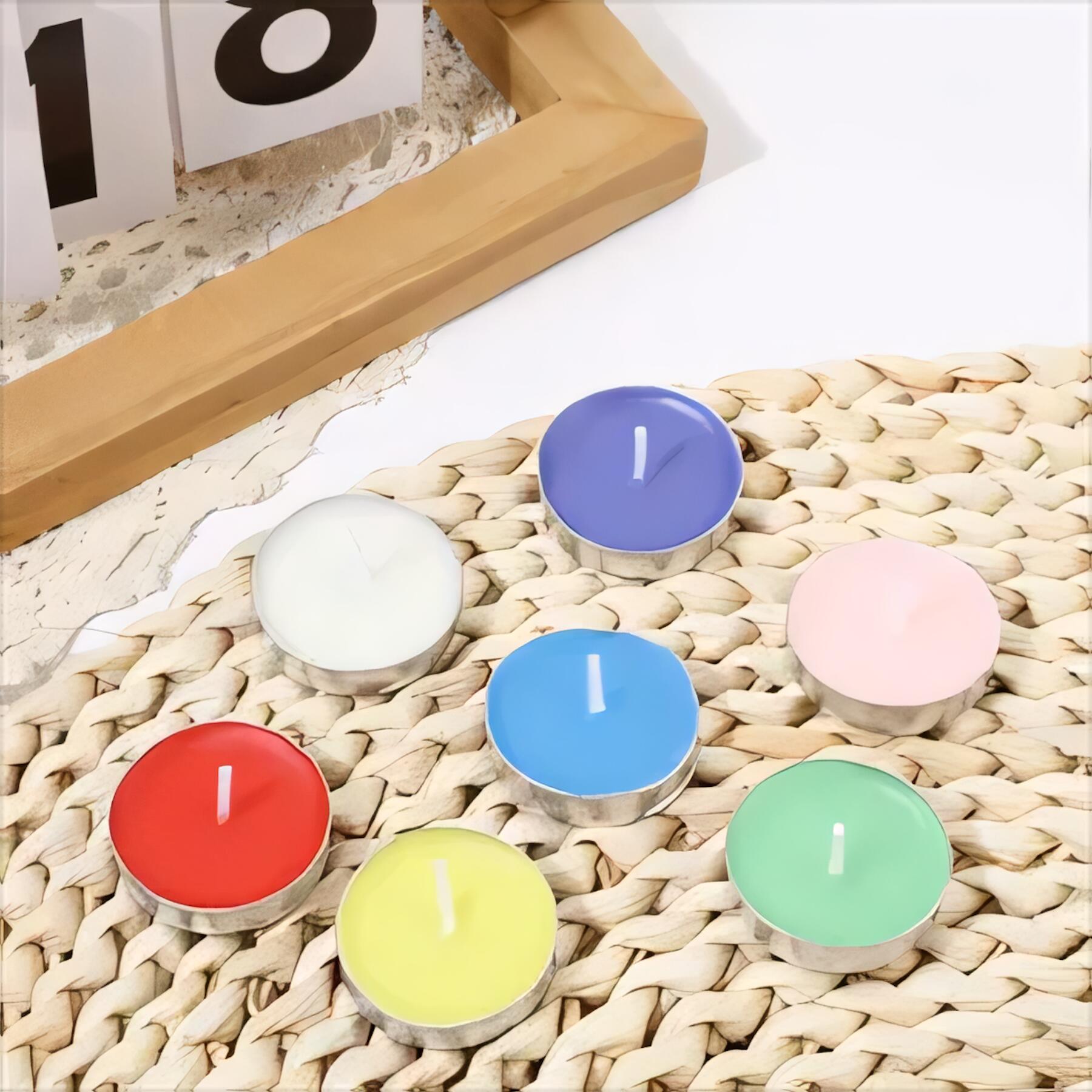Unscented Tea Light Candles 10 Pack
