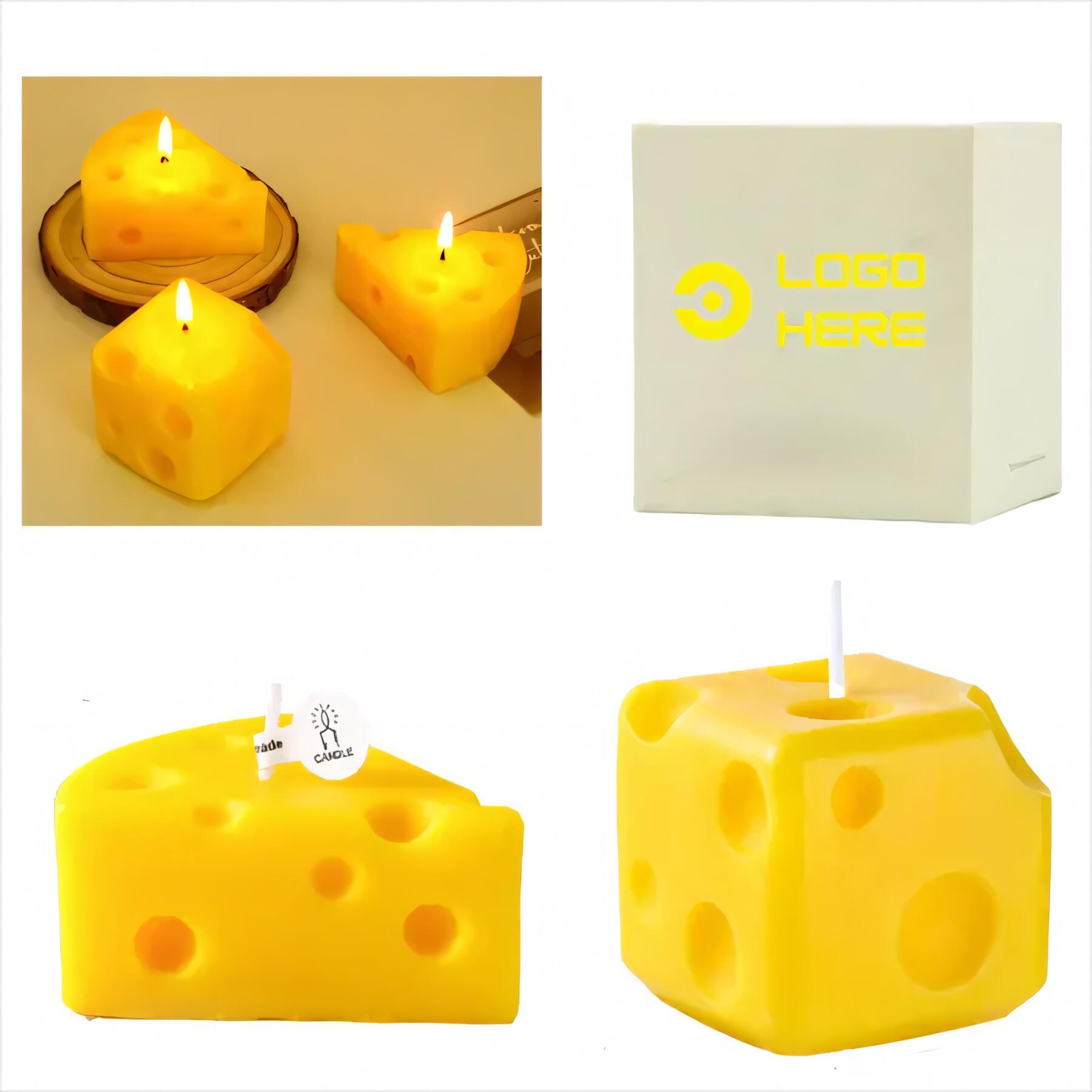 Cheese Shaped Scented Candle