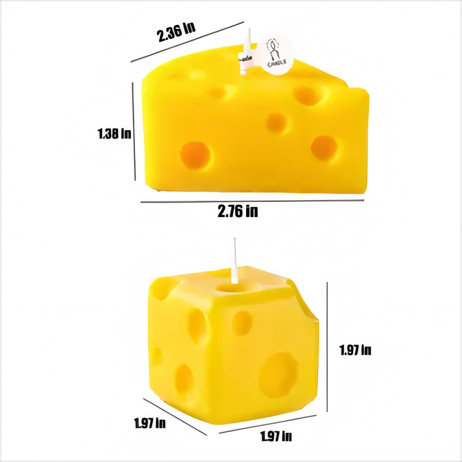 Cheese Shaped Scented Candle