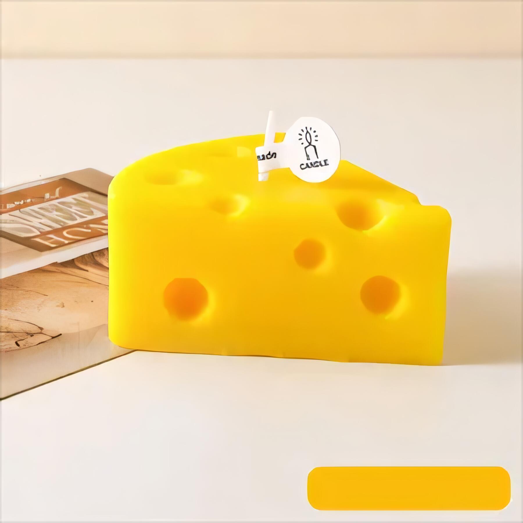 Cheese Shaped Scented Candle