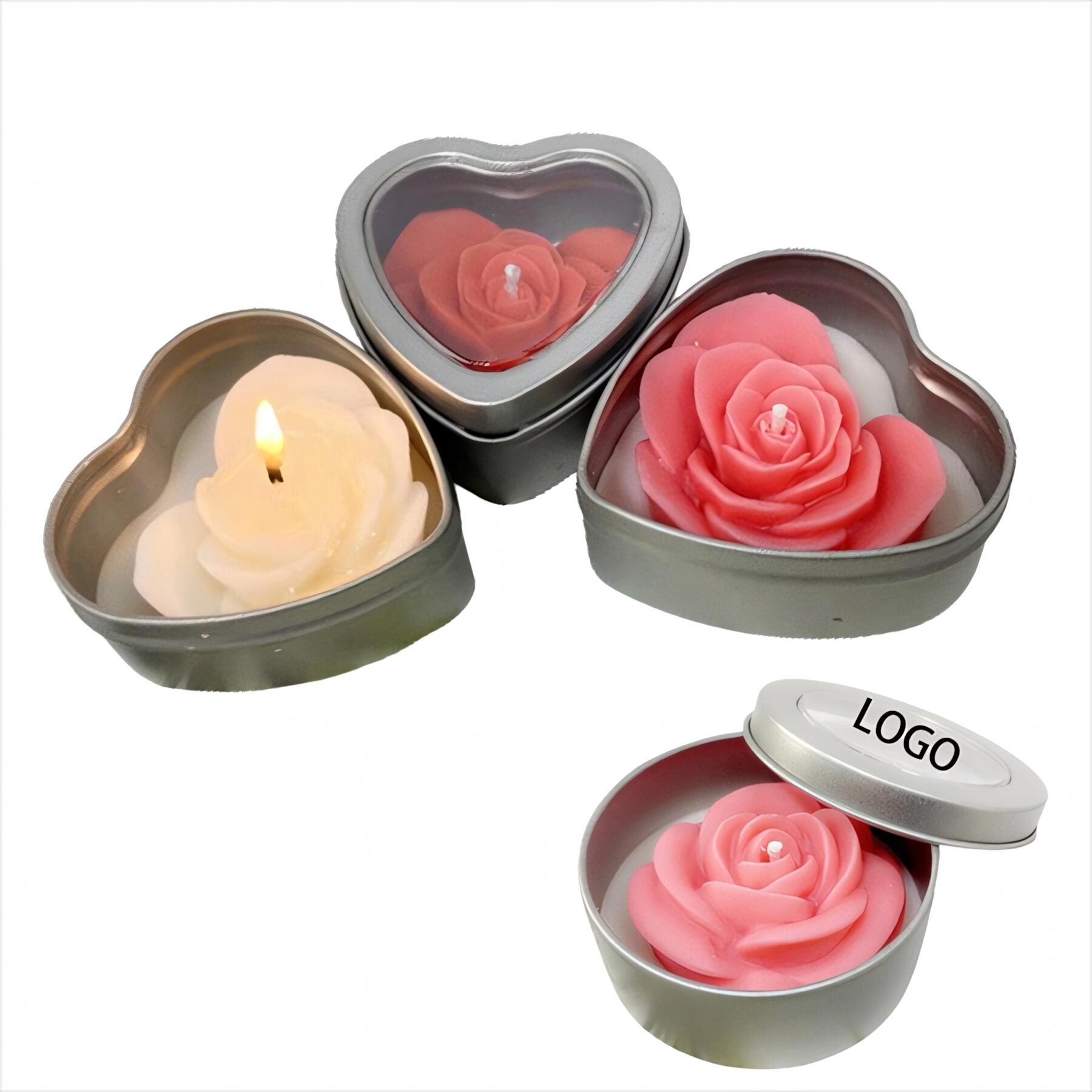 Flower Shaped Scented Soy Candles