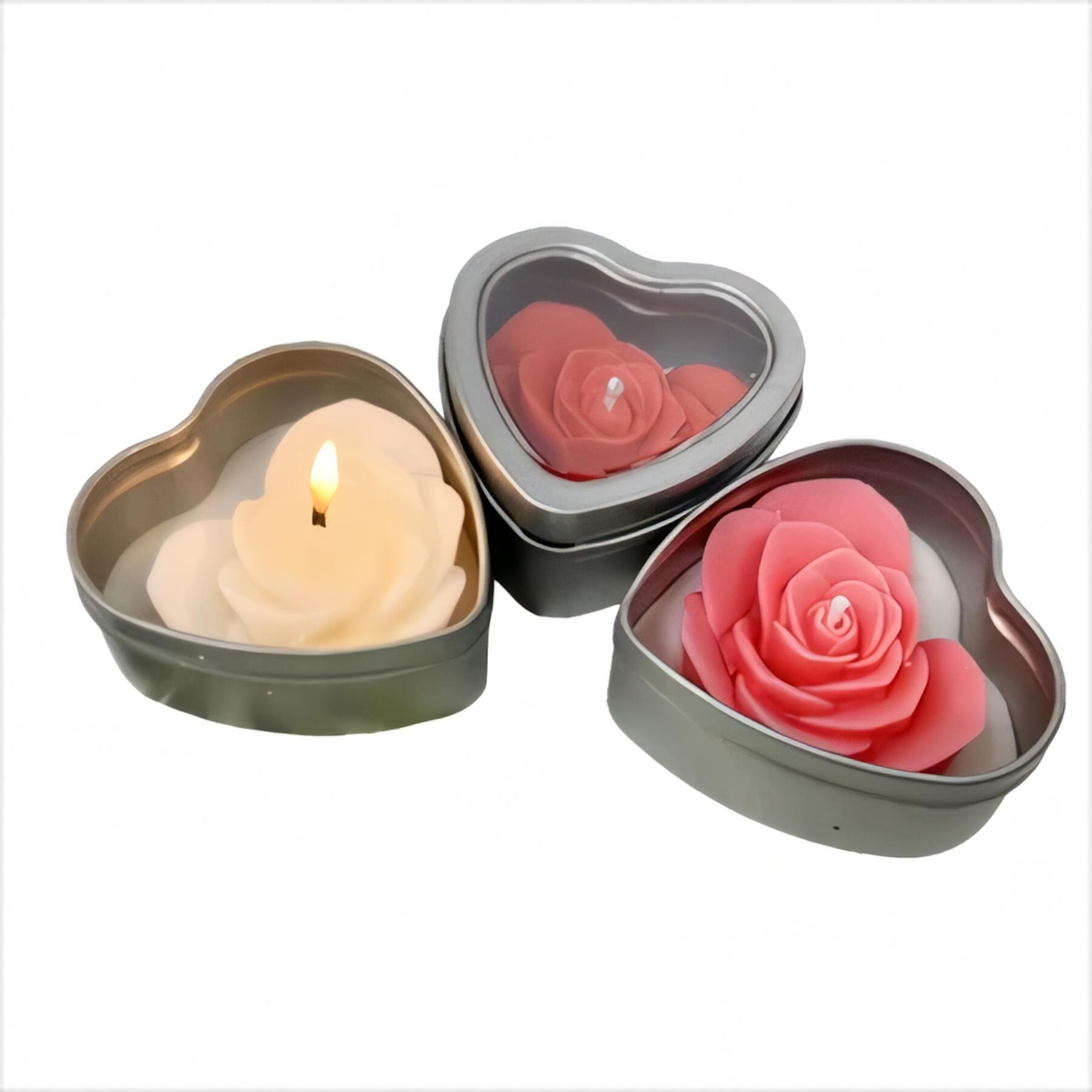 Flower Shaped Scented Soy Candles
