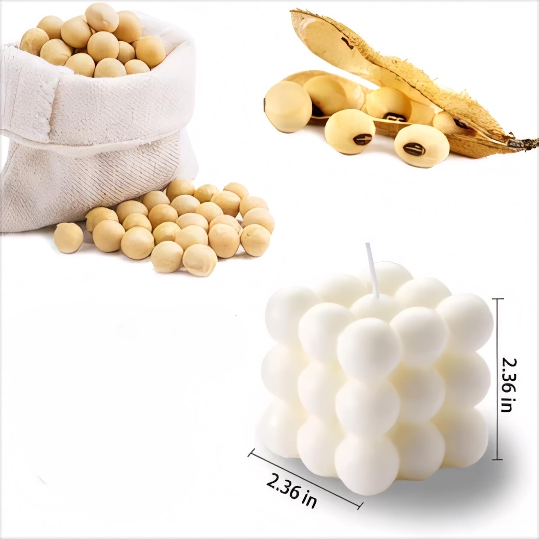 Soy Wax Bubble Cube Candles
