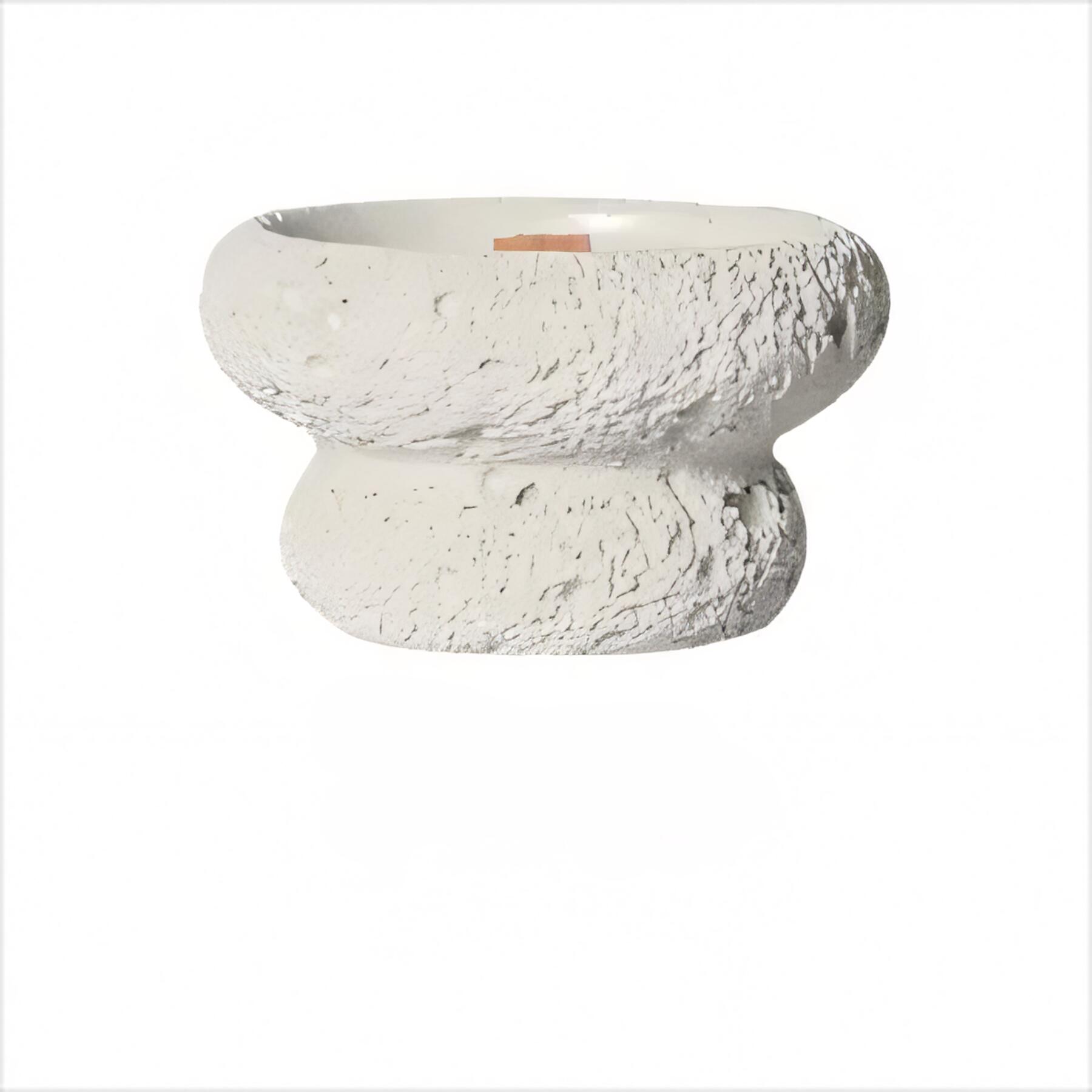 Mushroom Concrete Scented Candle