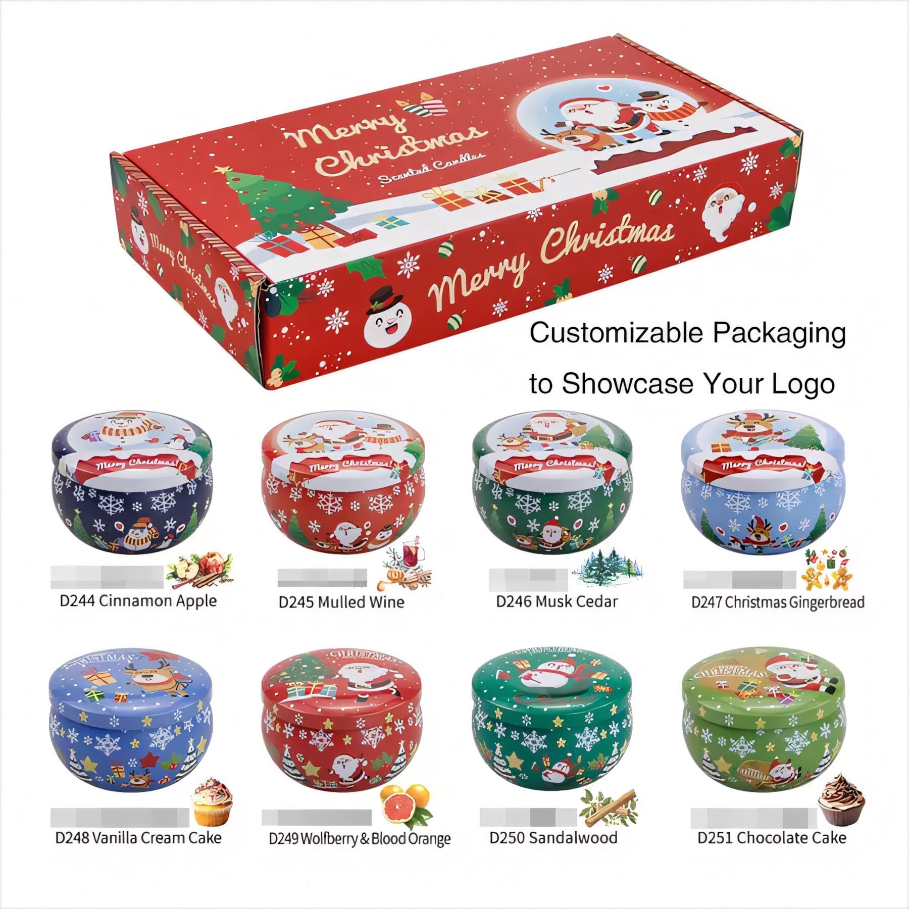 Christmas Scented Candle Gift Set