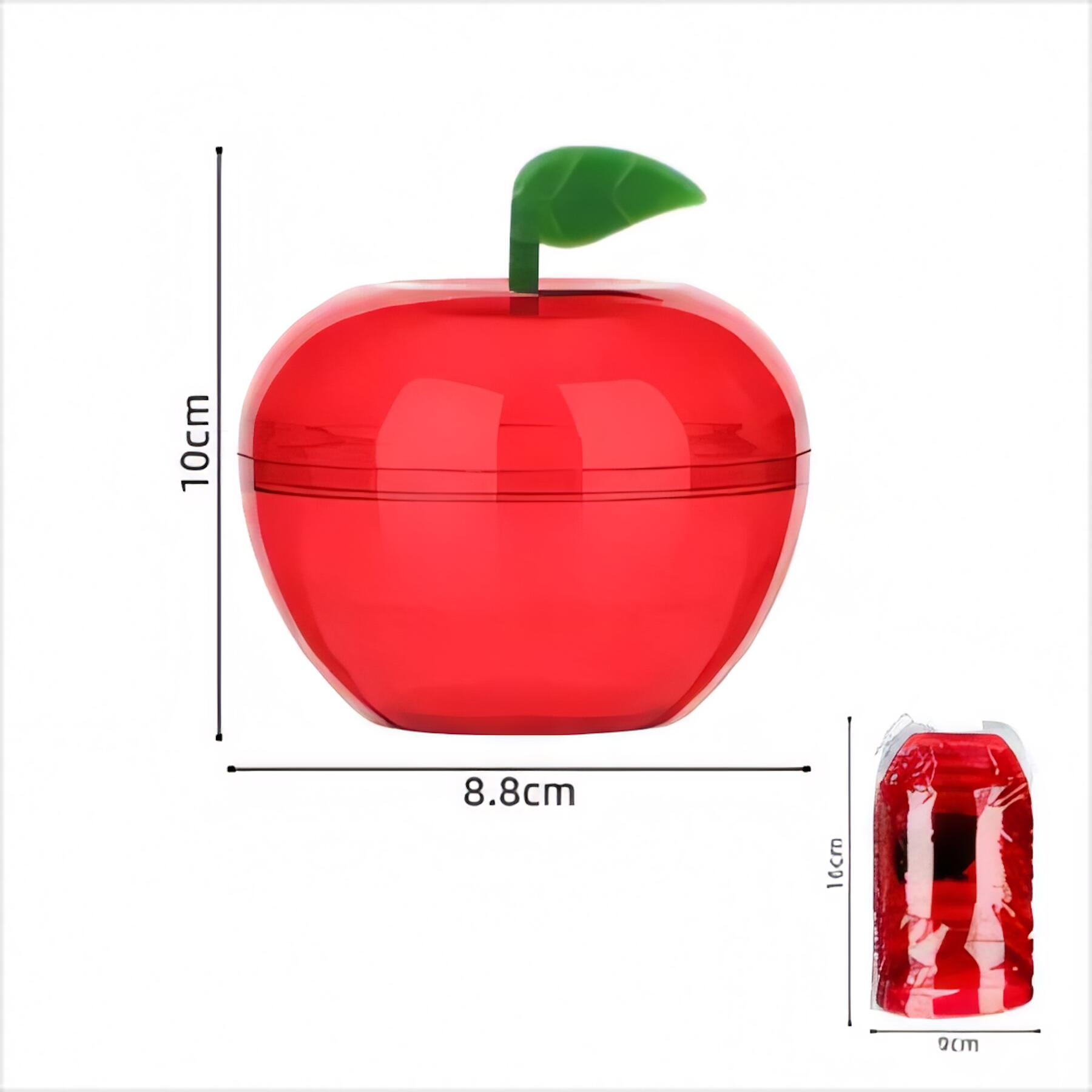Adorable Apple-Shaped Plastic Storage Container