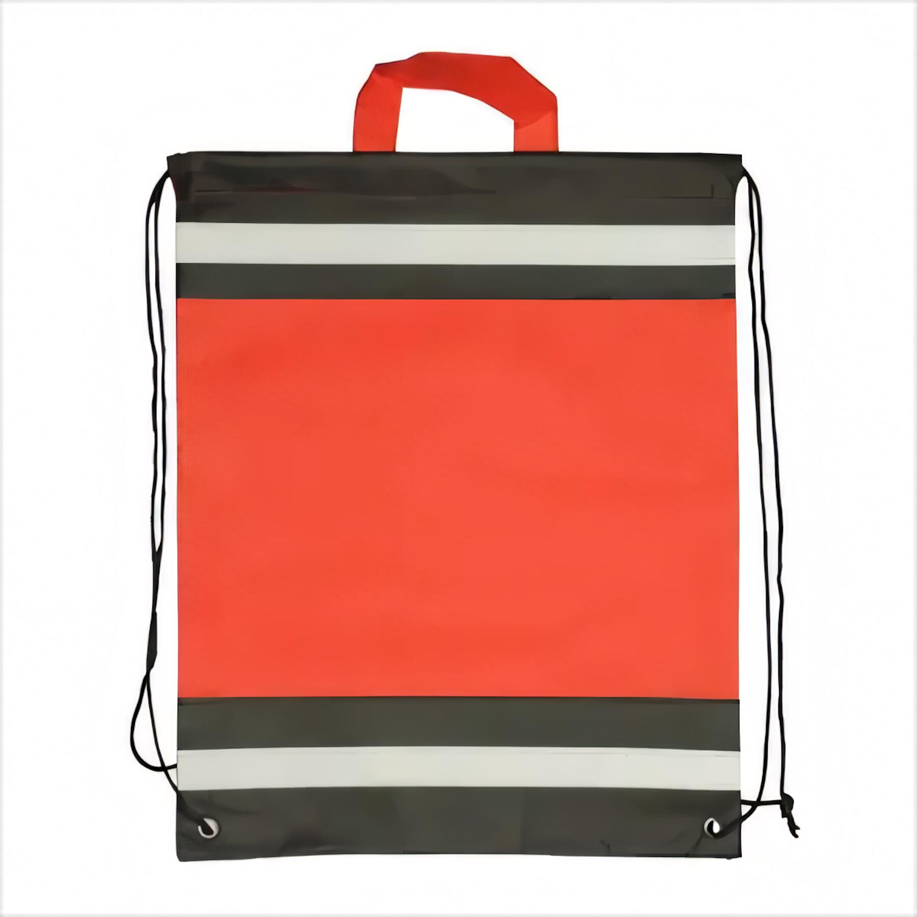 Non-Woven Reflective Drawstring Backpack