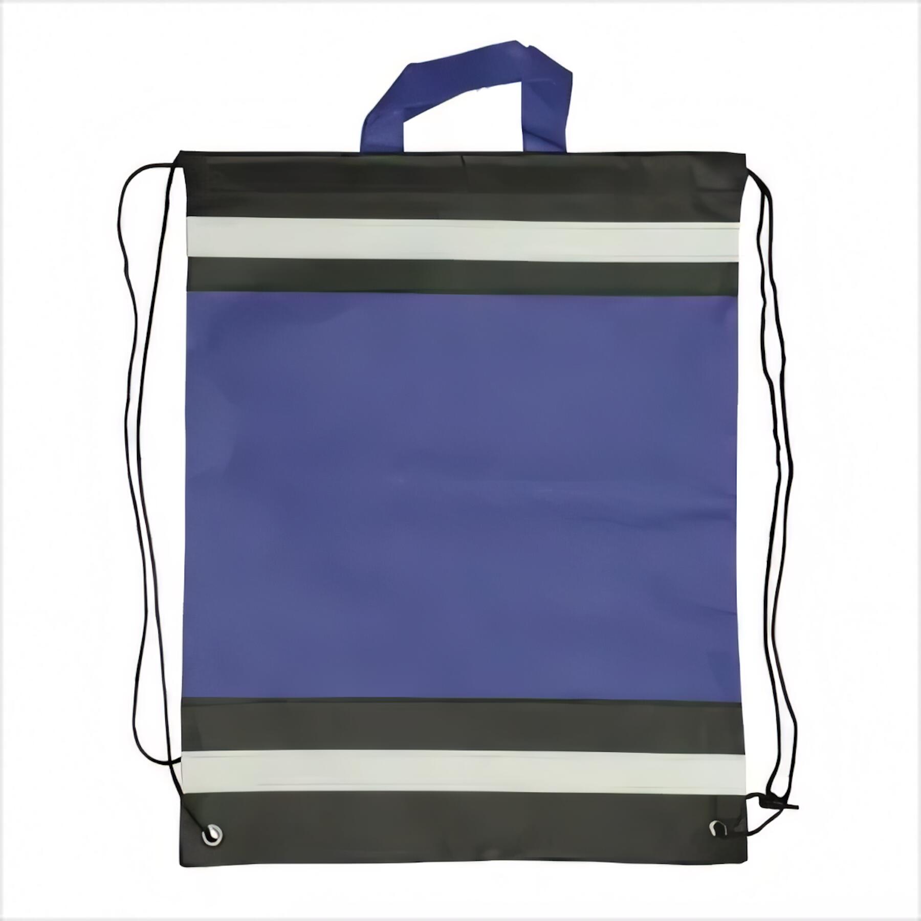 Non-Woven Reflective Drawstring Backpack