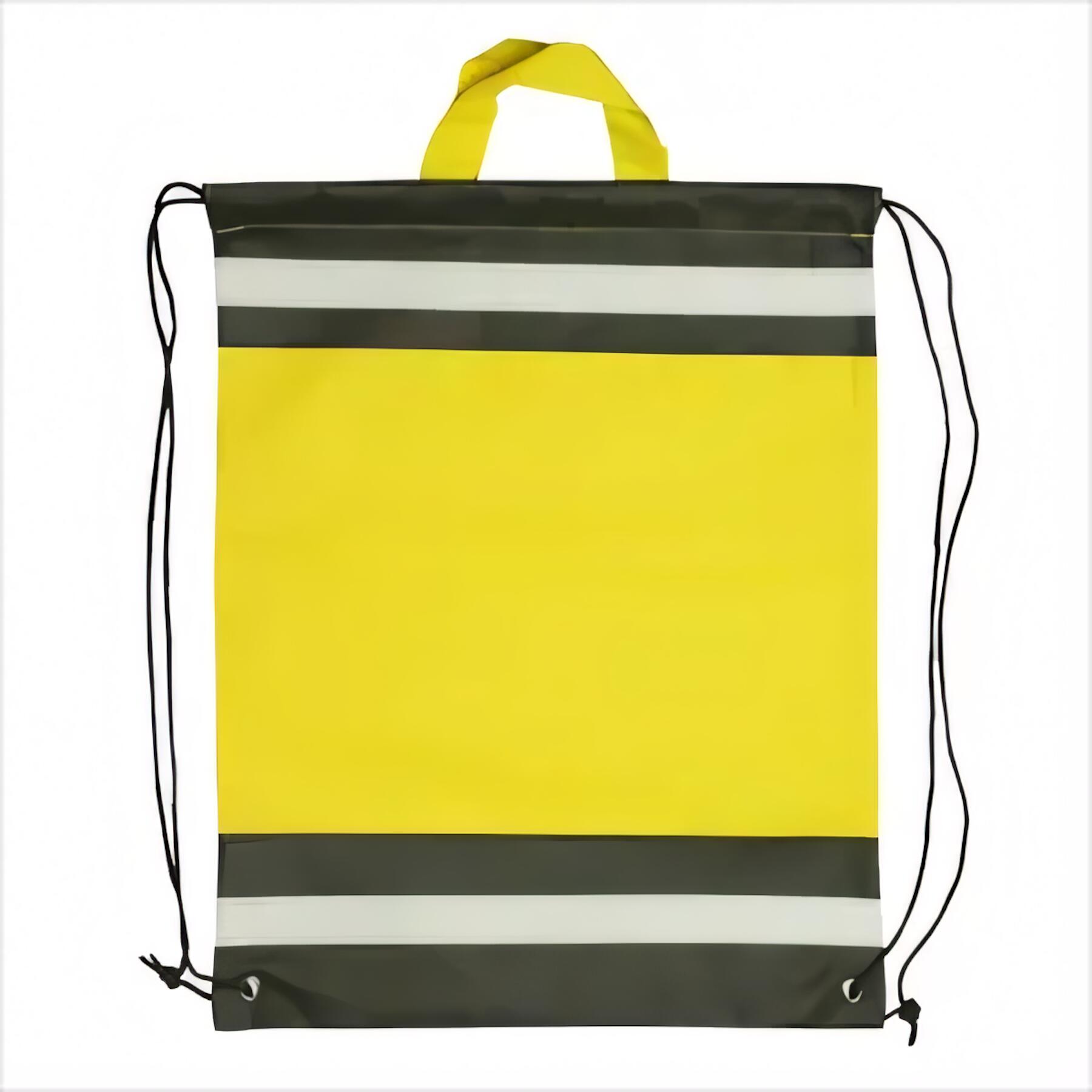 Non-Woven Reflective Drawstring Backpack