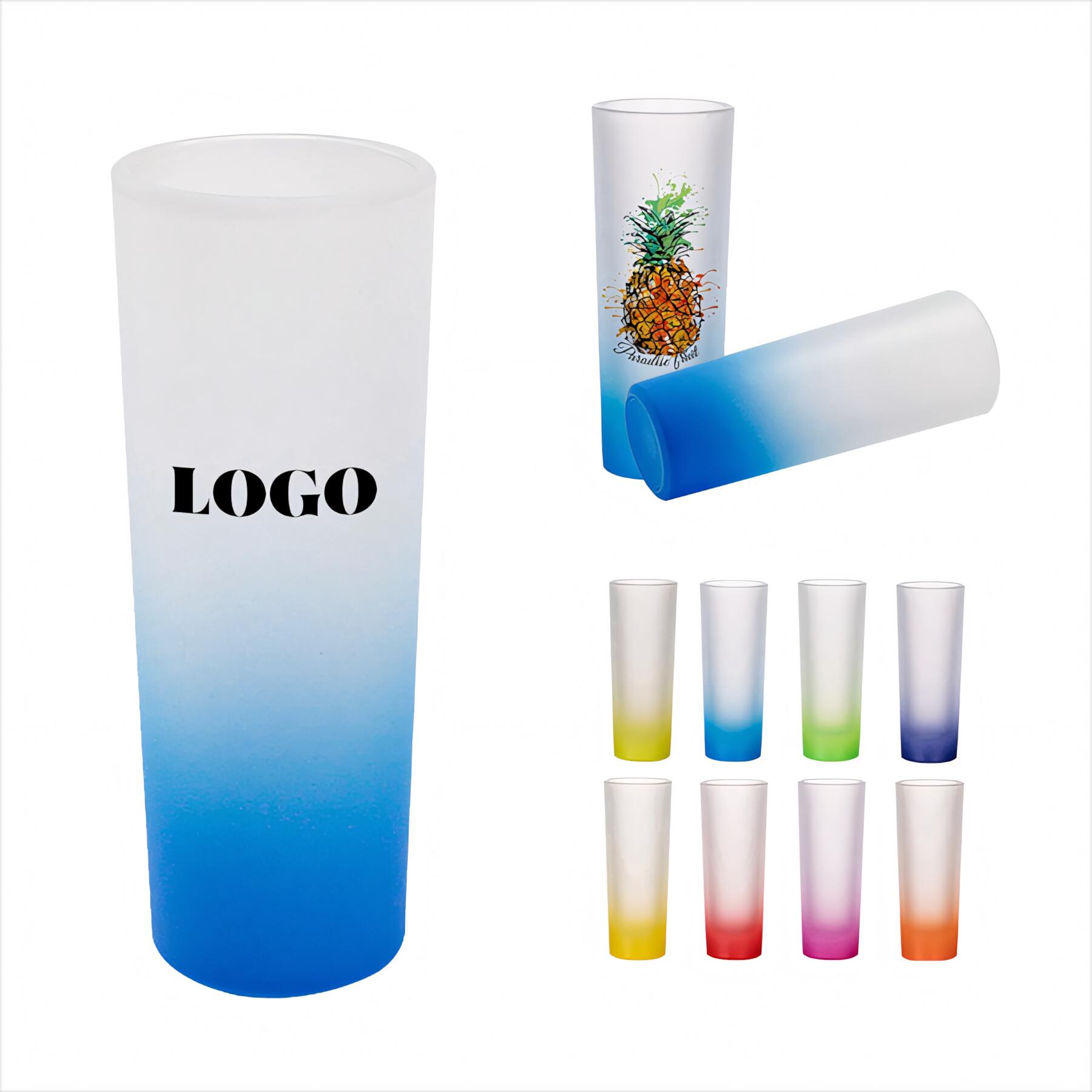 Colorful Frosted Shot Glasses Set