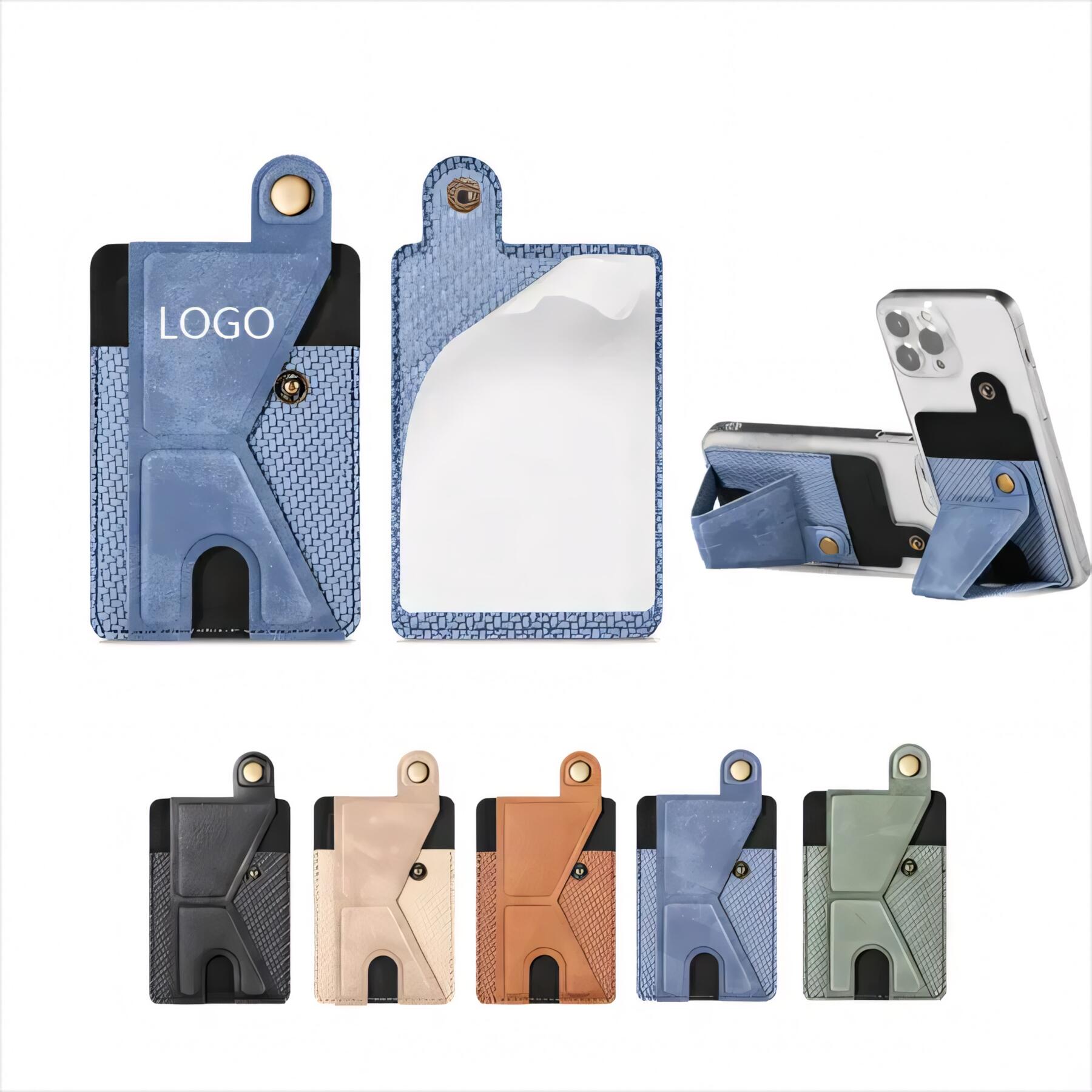PU Leather Phone Card Holder