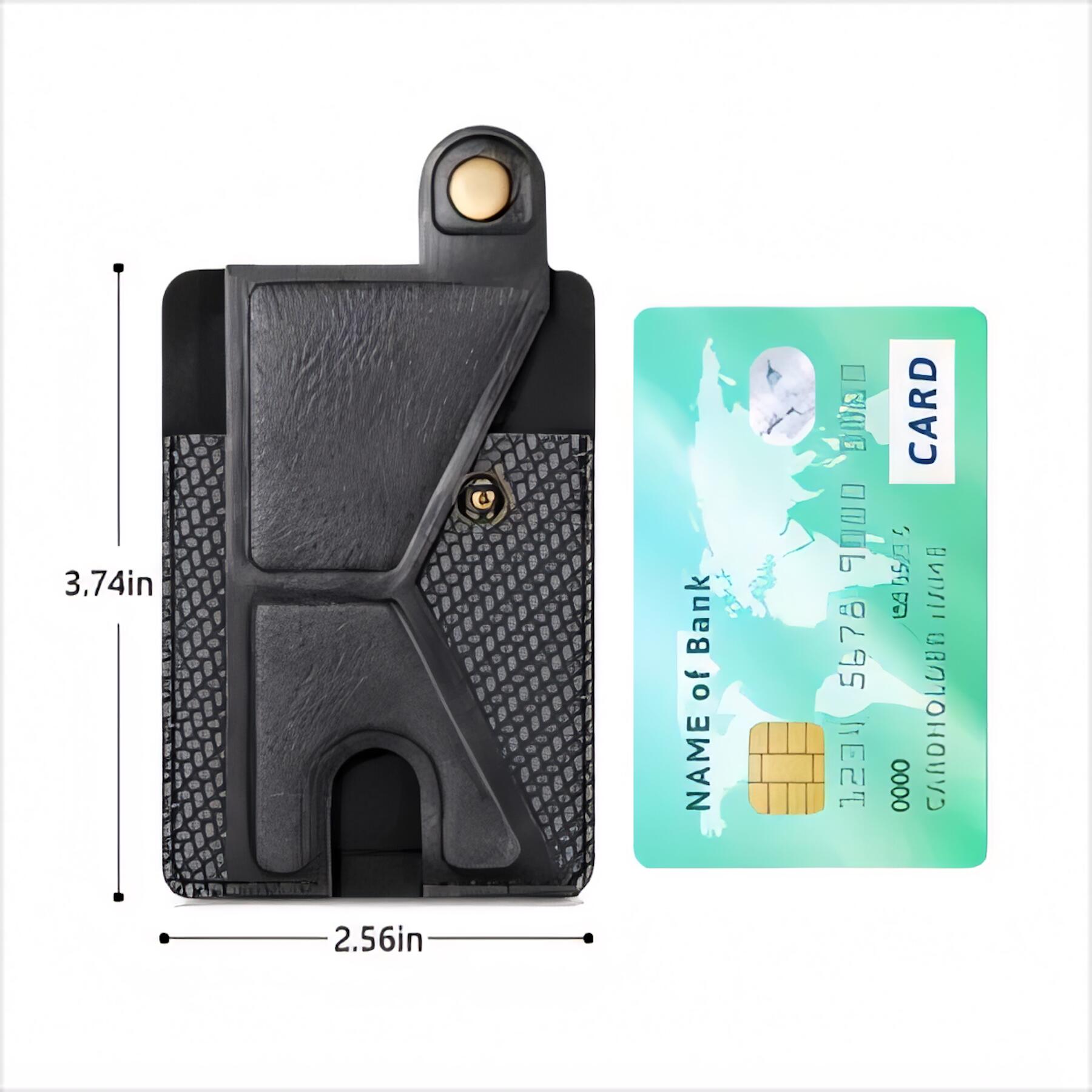 PU Leather Phone Card Holder