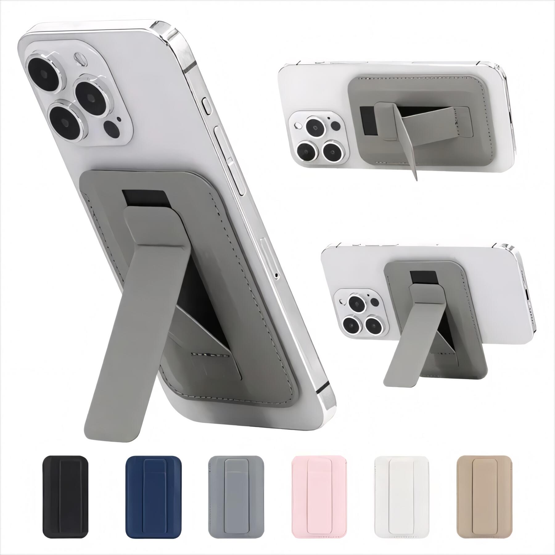 Magsafe Leather Phone Wallet Stand