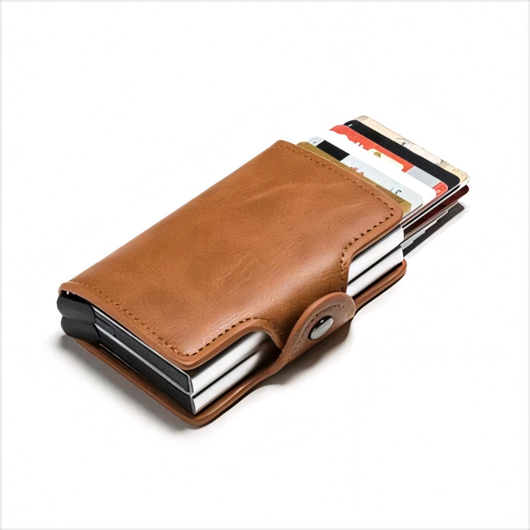 Leather RFID Card Holder Wallet