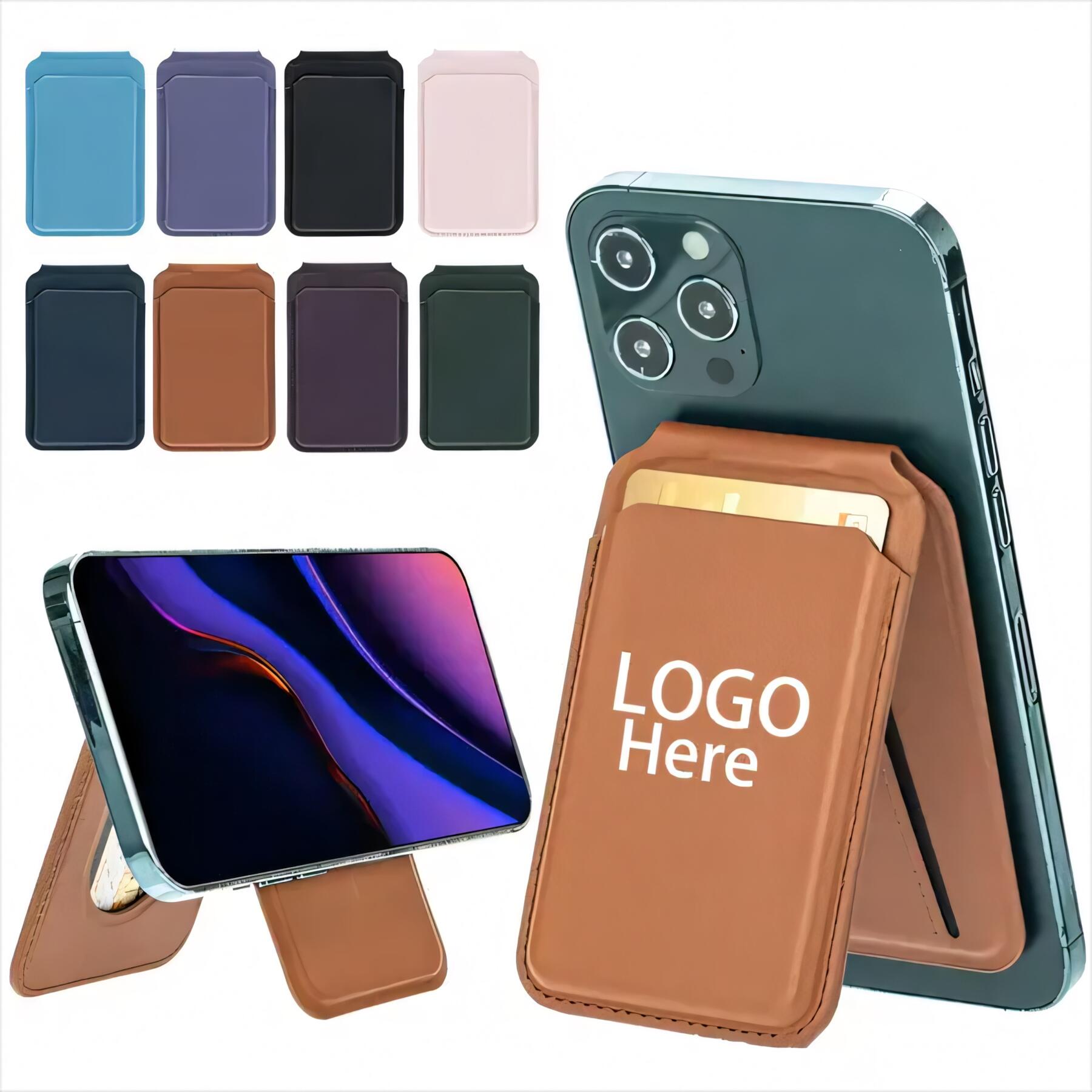 Leather Phone Wallet Stand